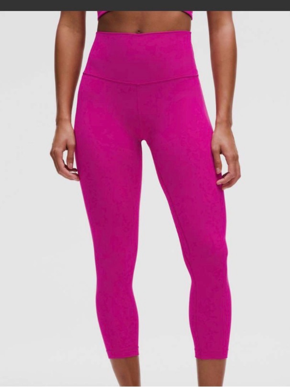 Lululemon (Size 6) Align Pant 27" Double Lined Nulu Sonic magenta Pink leggings